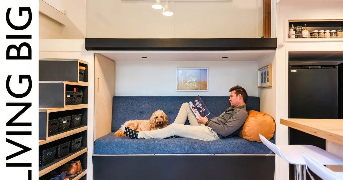 Roomy Tiny House Plan Has Space to Cook and Entertain