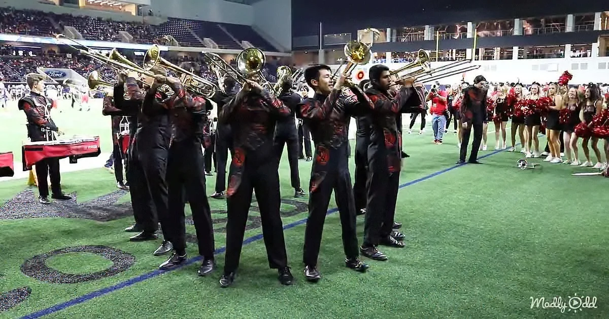 Marching band routine