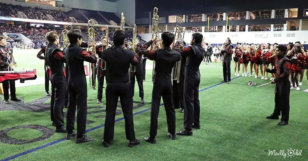 Marching band routine