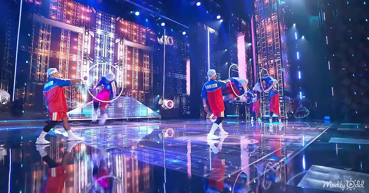 Urbancrew's hula-hoop routine on AGT