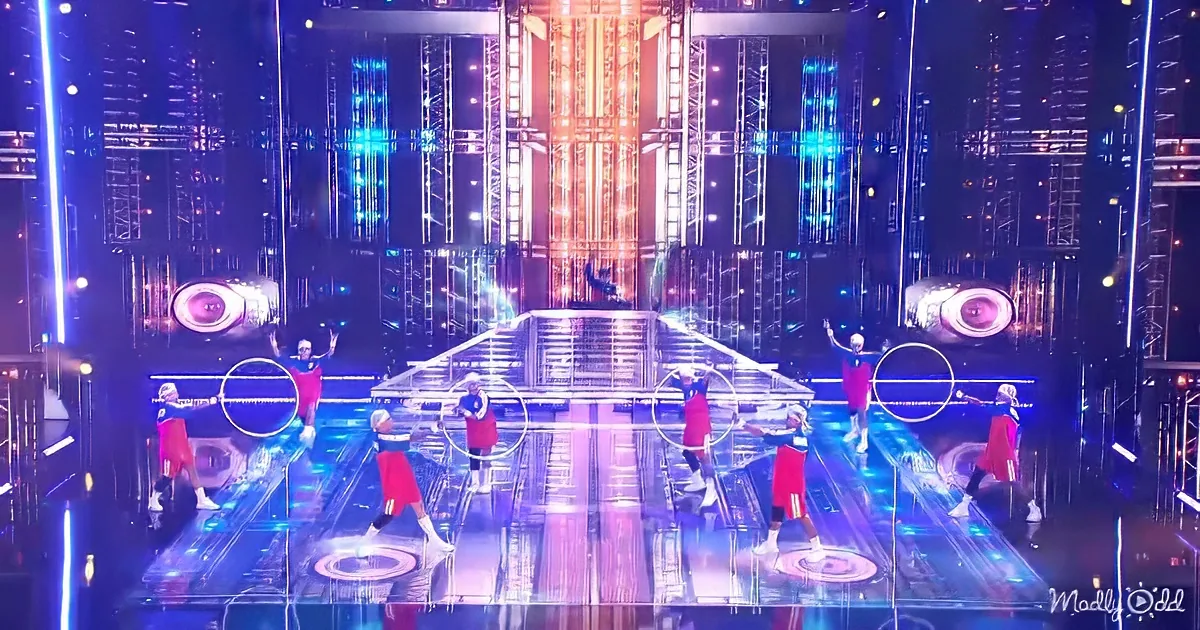 Urbancrew's hula-hoop routine on AGT
