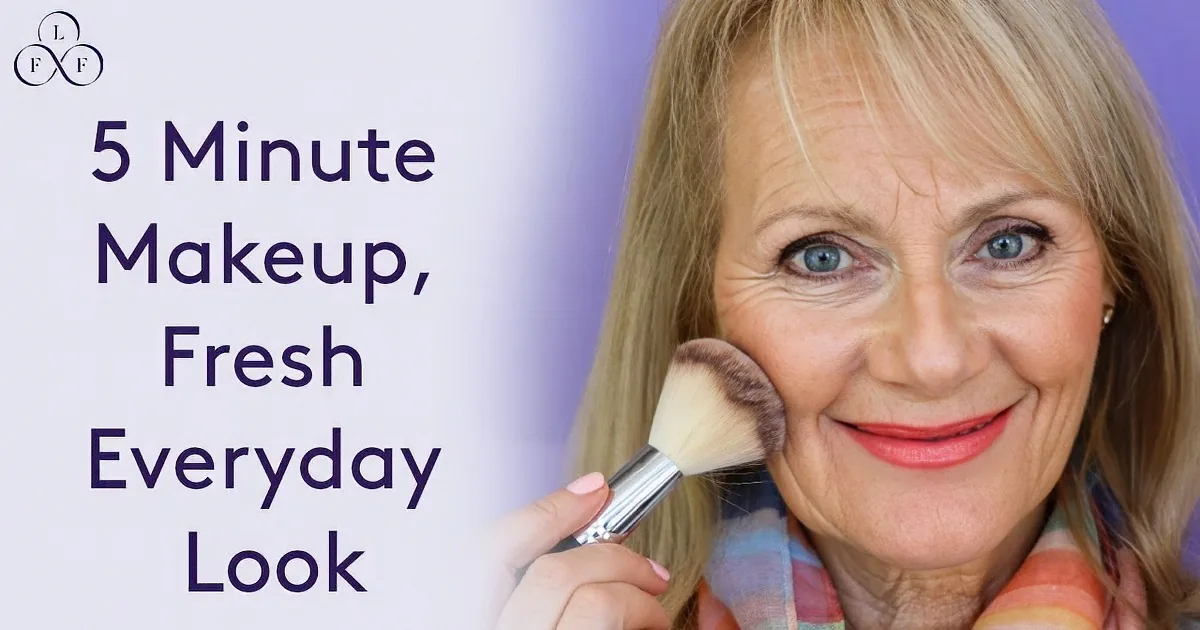 5-Minute Glowy and Simple Makeup for Mature Women