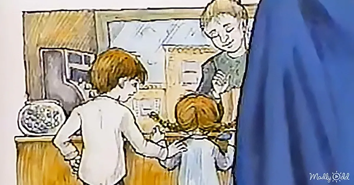 Two children are cooking a turkey in a kitchen, smiling and working together.