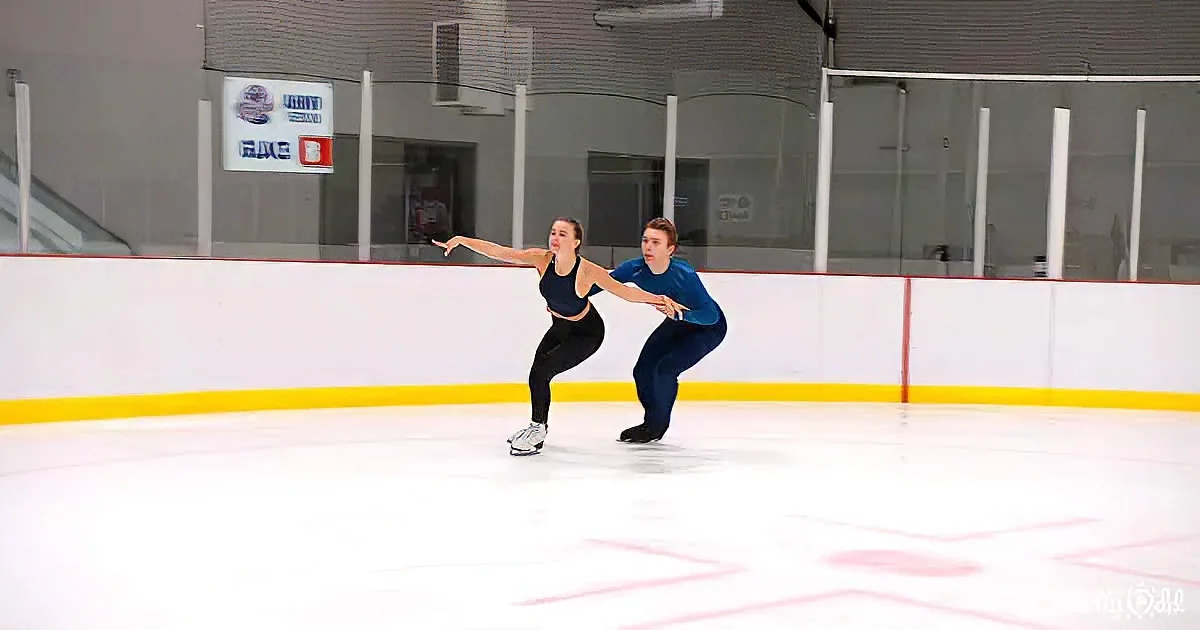 Unbelievable ice-skating routine