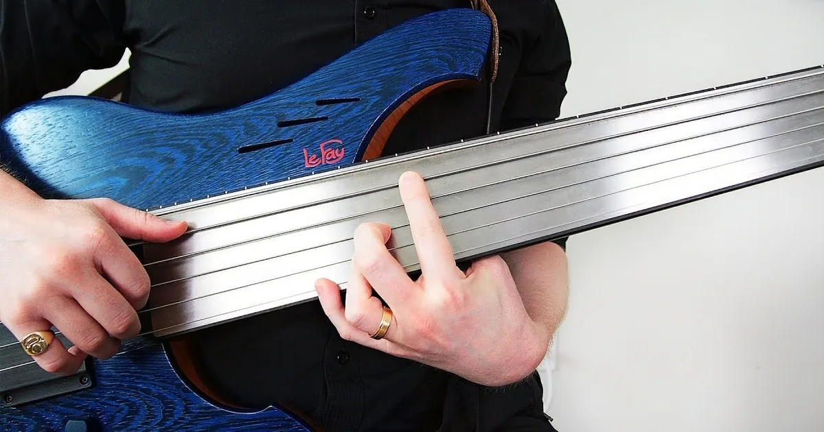 Ethereal Cover of Led Zeppelin's 'Stairway to Heaven' on a Six-String Fretless Bass