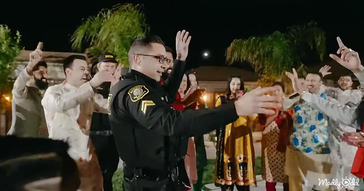 Cops Get Noise Complaint About Wedding, Show up and Start Dancing