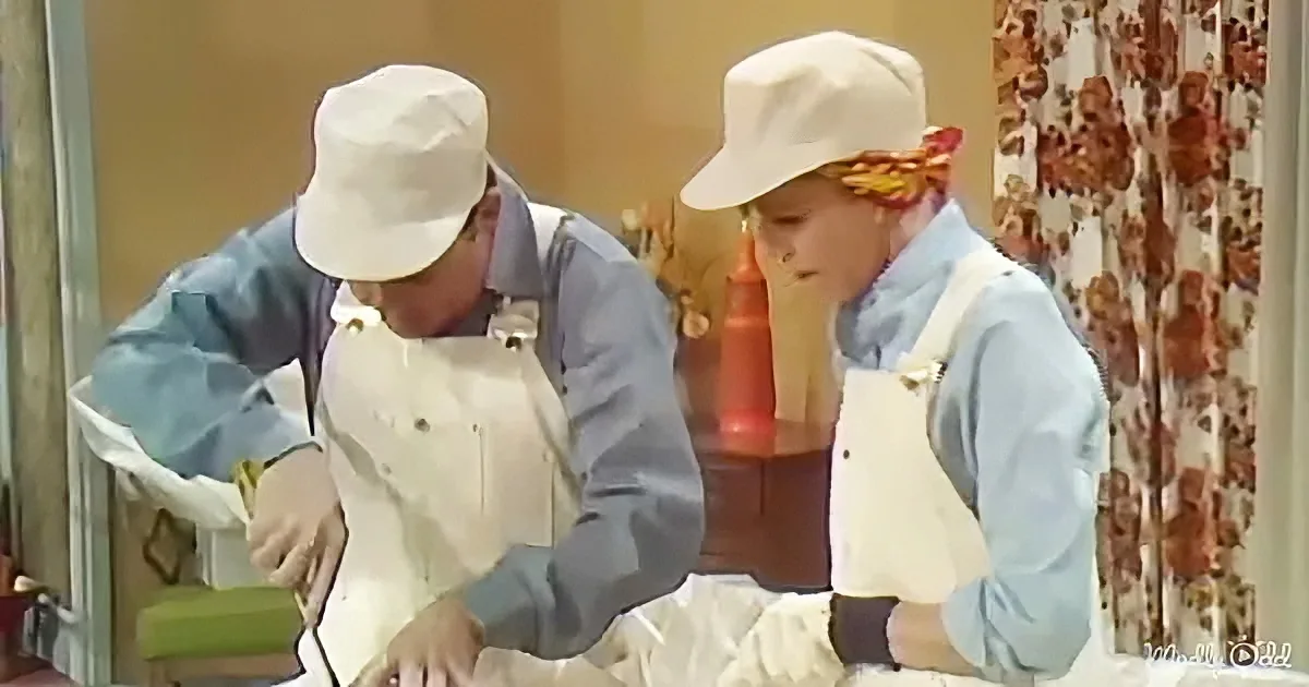 Carol Burnett and Tim Conway
