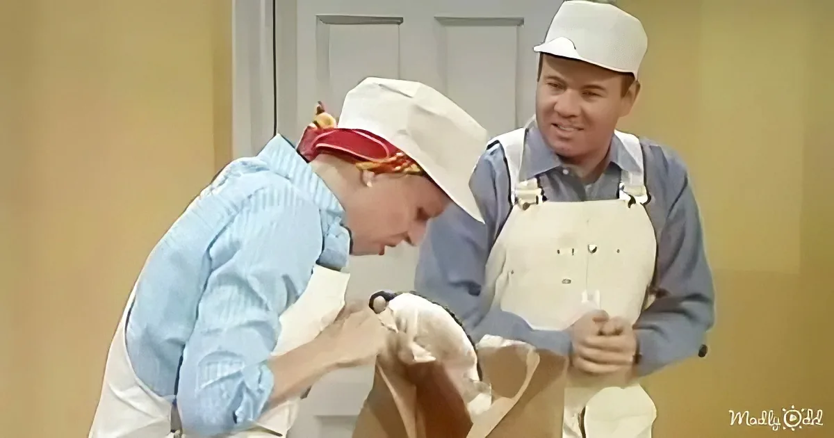 Carol Burnett and Tim Conway