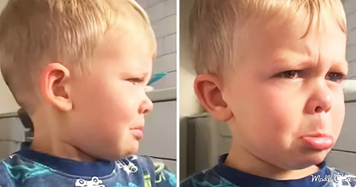Toddler Upset After Learning the Bacon Is All Gone