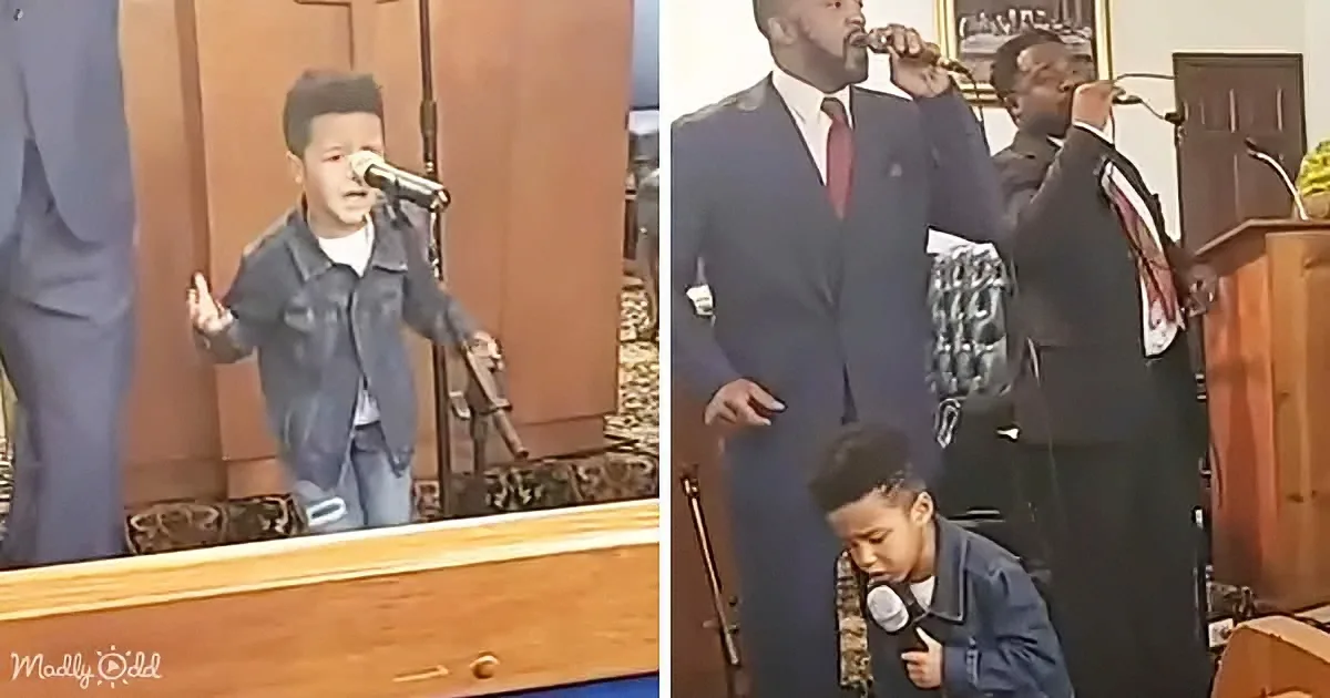 Adorable Toddler Moves Church to Tears With His Singing and Dancing