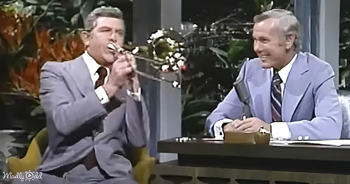 Andy Griffith Impresses Everyone With His Trombone Performance on 'The Tonight Show'