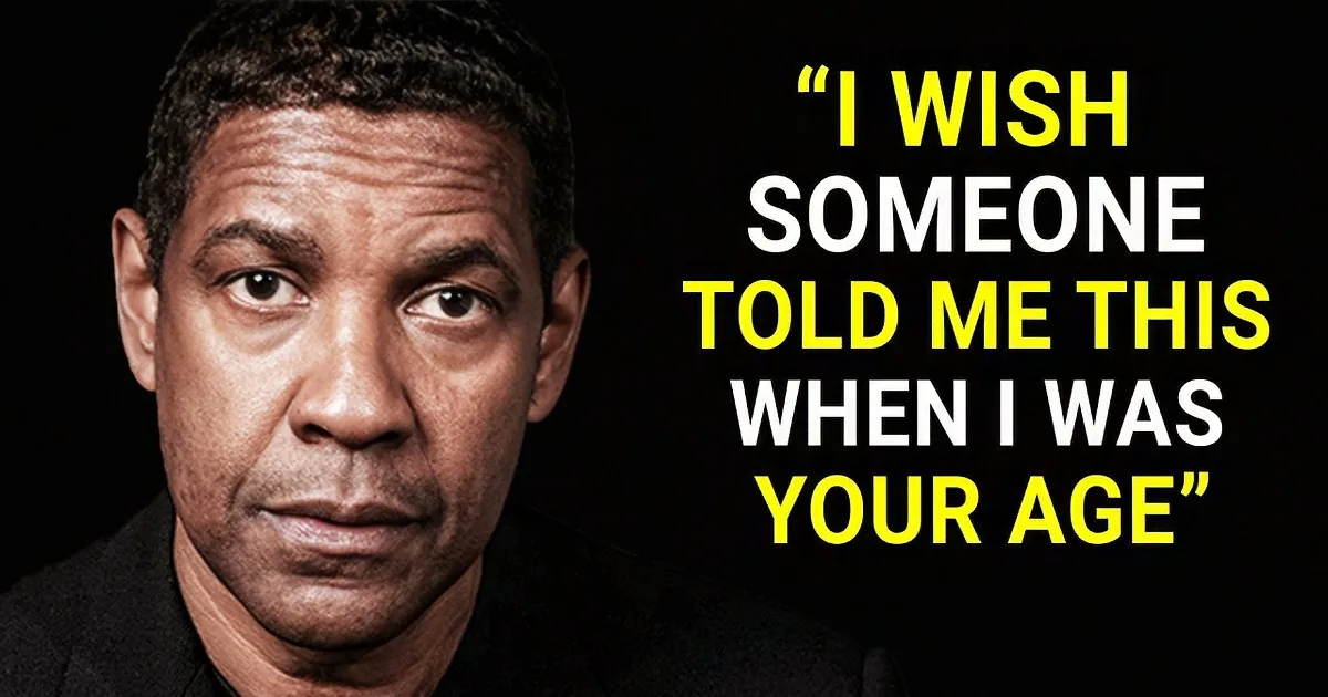 Denzel Washington's Life Advice Will Leave You Speechless