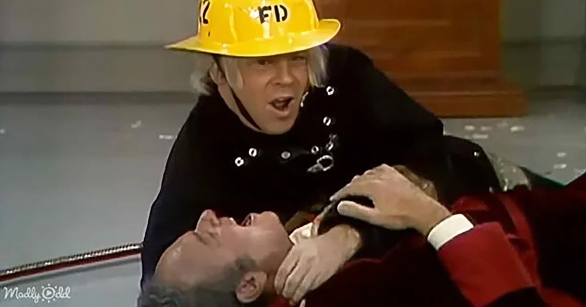 Tim Conway Cracks up Harvey Korman as 'The Oldest Fireman'