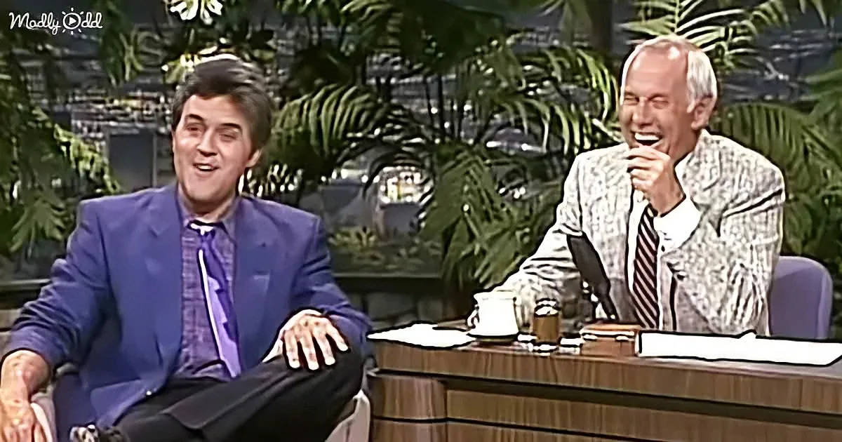 Jay Len and Johnny Carson