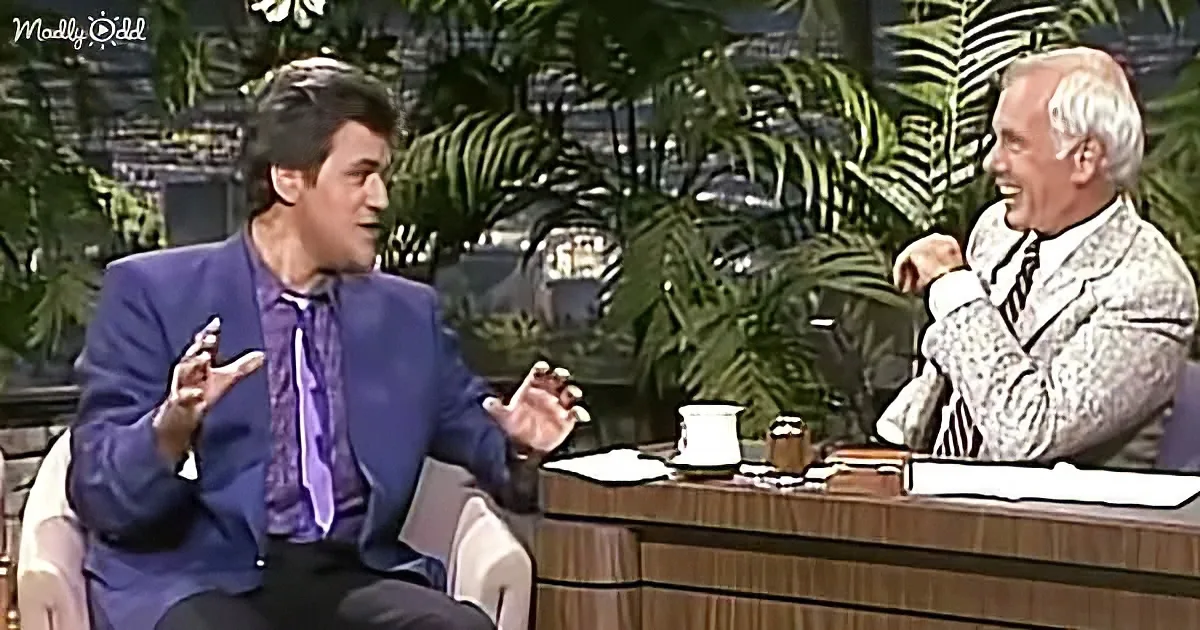 Jay Len and Johnny Carson