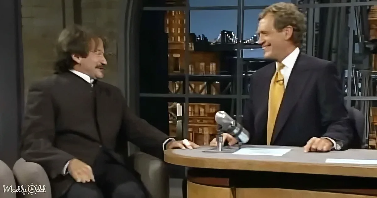 Robin Williams and David Letterman