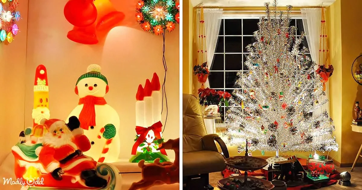 Vintage Christmas Decorations Tour With Relaxing Music