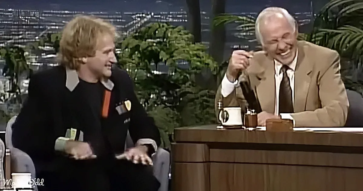 Robin Williams and Johnny Carson