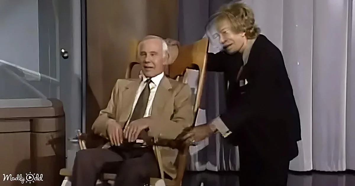 Robin Williams and Johnny Carson