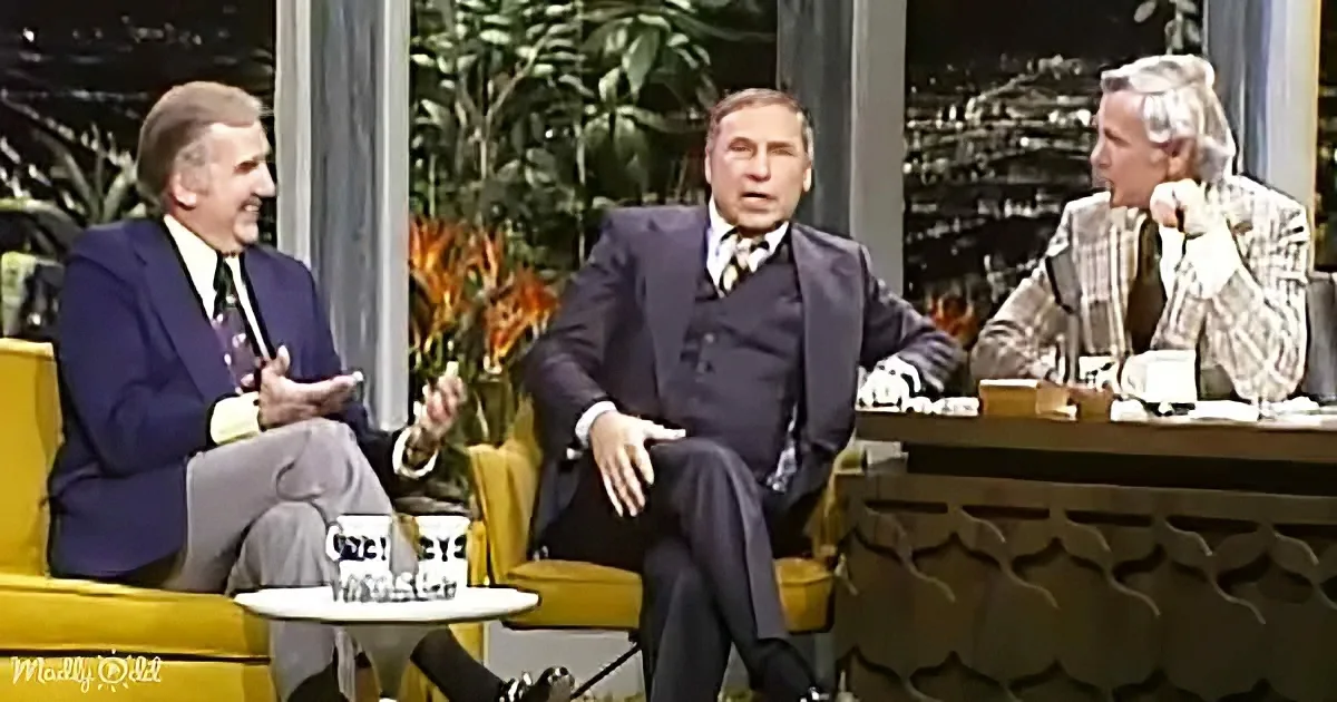 Johnny Carson and Mel Brooks