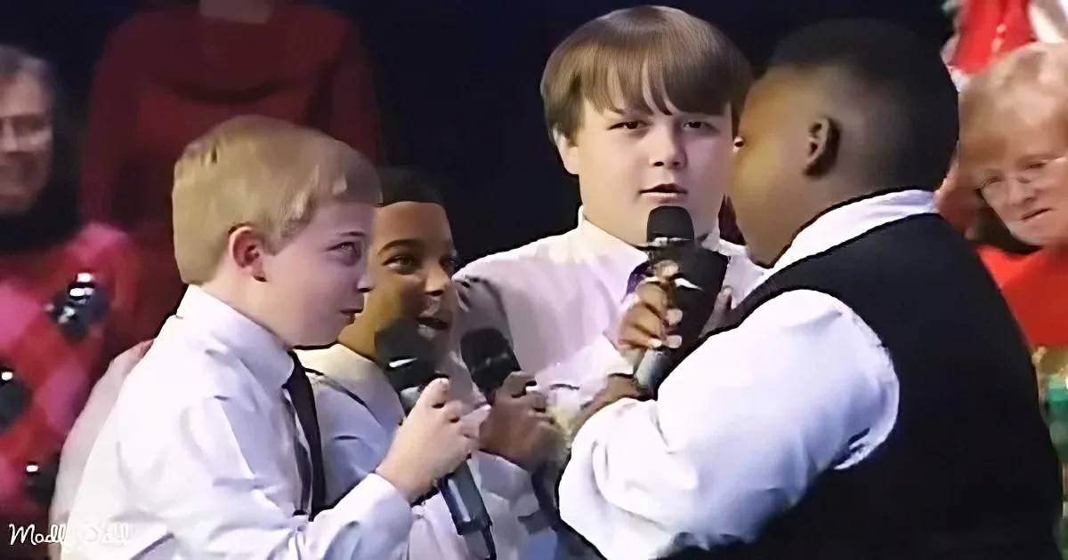 Adorable kids singing