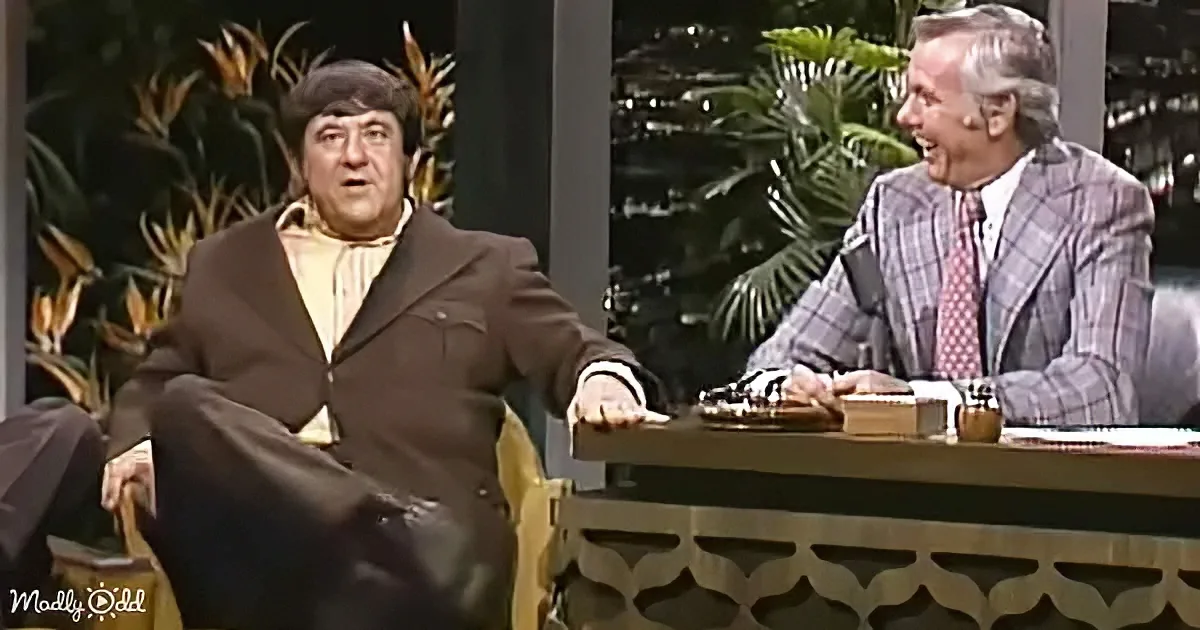 Buddy Hackett and Johnny Carson