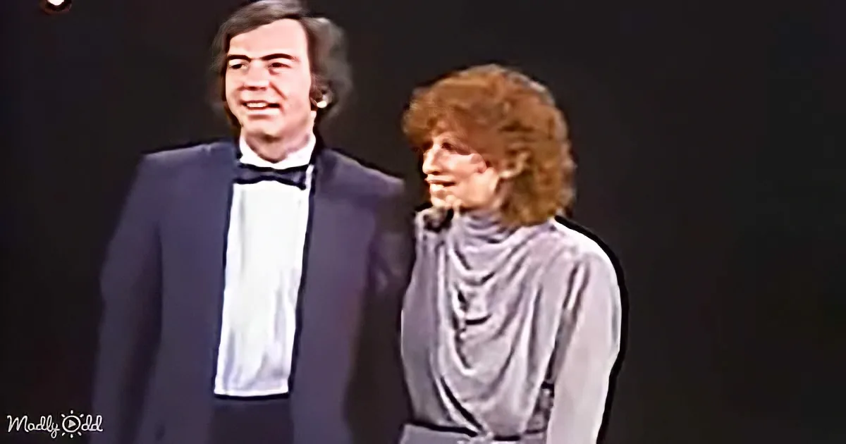 Neil Diamond and Barbara Streisand