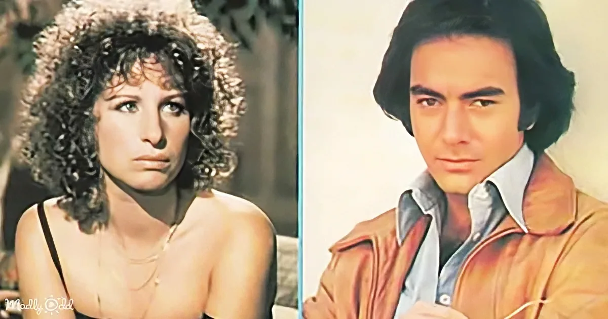 Neil Diamond and Barbara Streisand