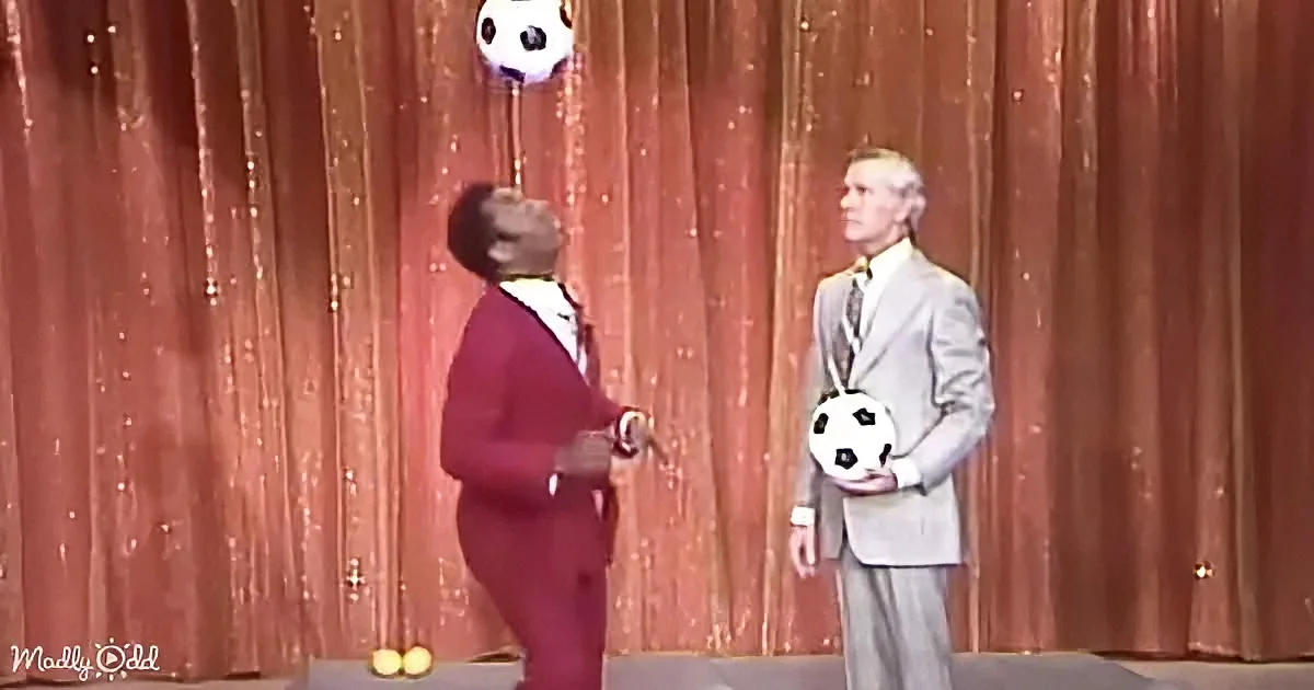 Pele and Johnny Carson