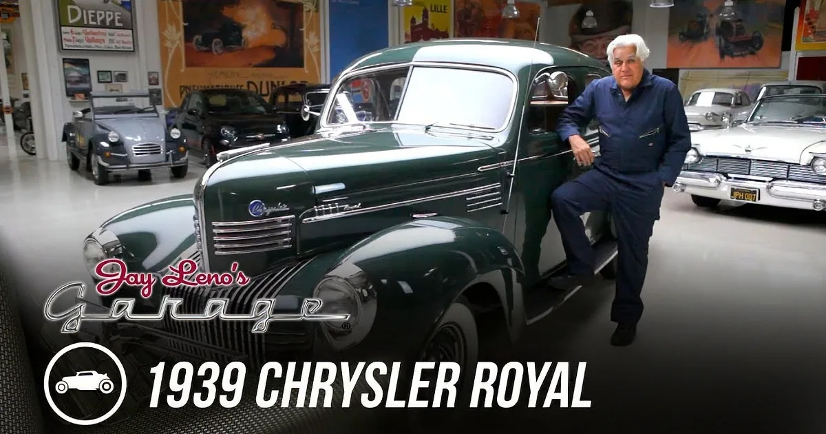 Jay Leno Shows Us Johnny Carson's Classic 1939 Chrysler Royal