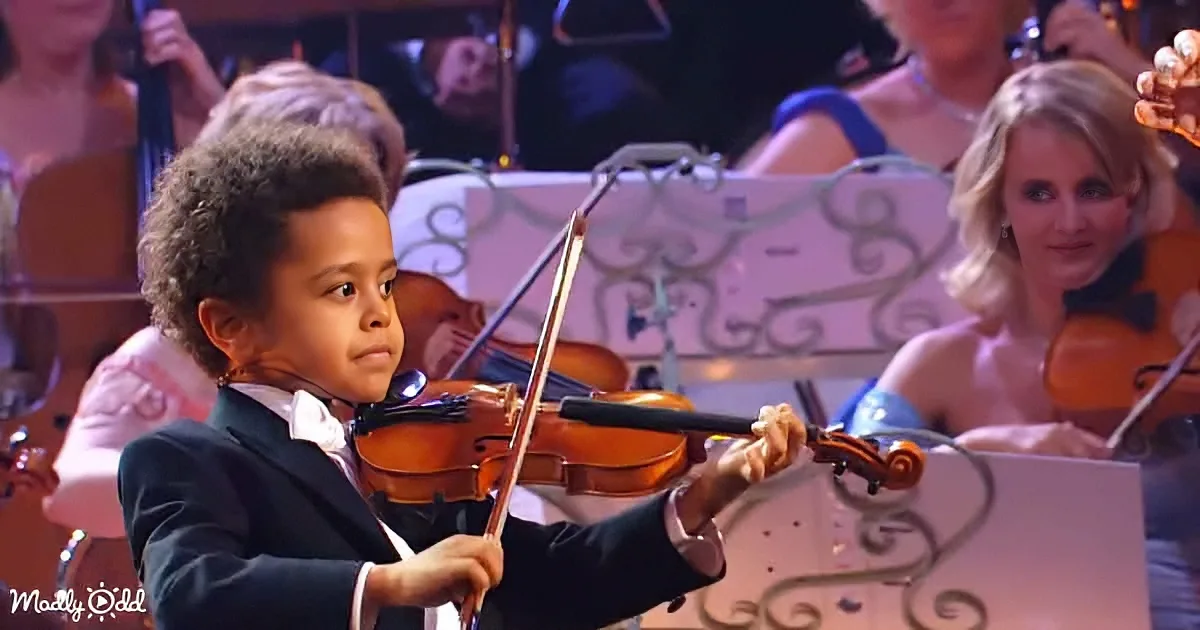 Tiny violin prodigy
