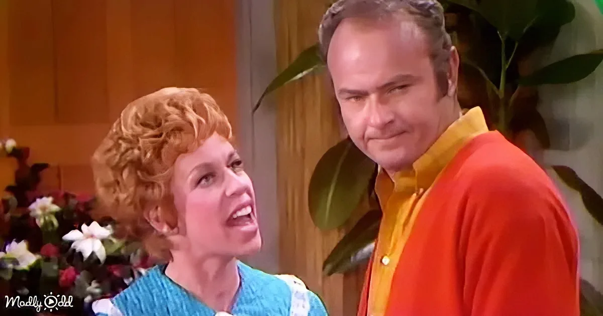 Carol Burnett and Harvey Korman