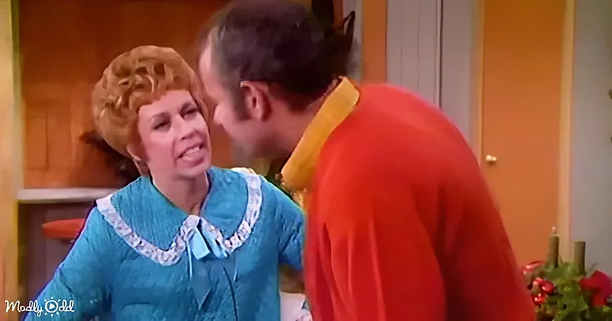 Carol Burnett and Harvey Korman