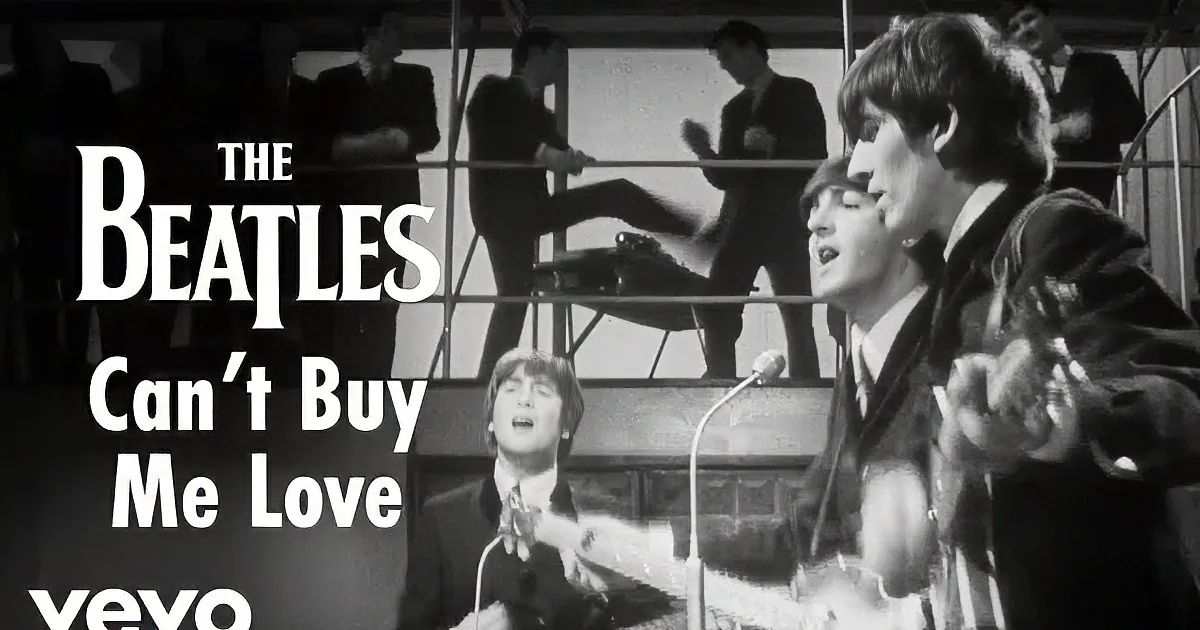 'The Beatles' Sing Their Hit 'Can't Buy Me Love' in 1965 Performance