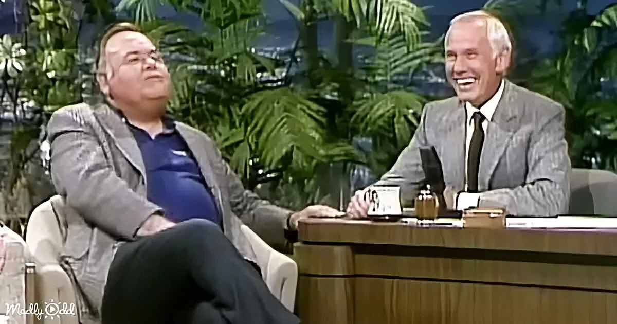 Jonathan Winters and Johnny Carson