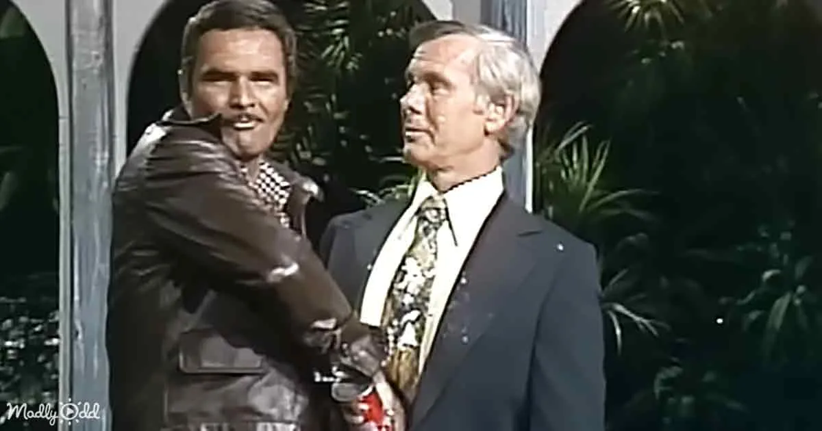 Johnny Carson and Burt Reynolds