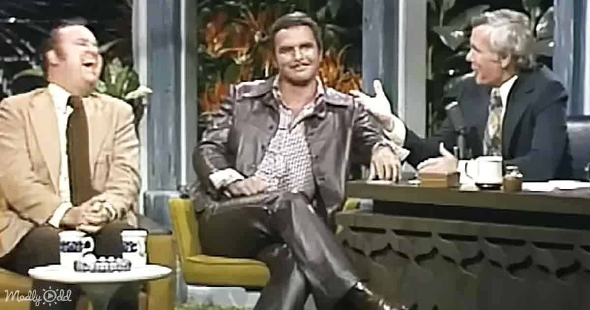 Johnny Carson and Burt Reynolds