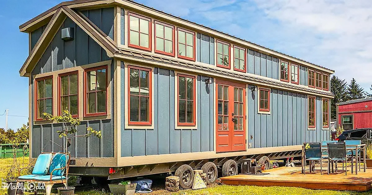 Two-Story Tiny Beach House With Downstairs Bedroom