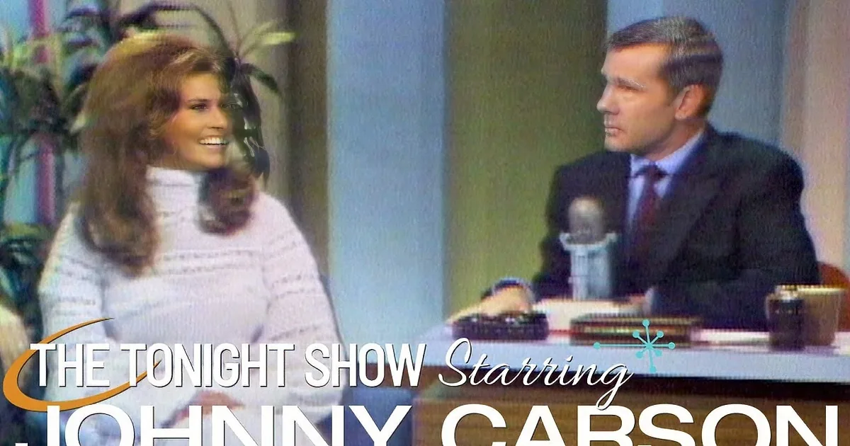 Raquel Welch on the Tonight Show: a Glamorous Blast From the Past! (1968)