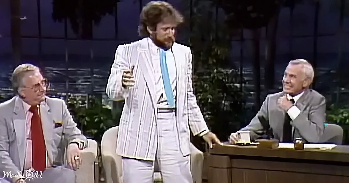 Robin Williams and Johnny Carson