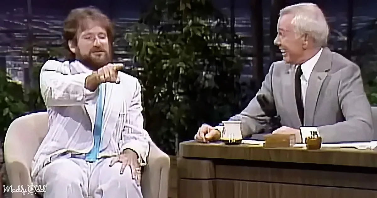 Robin Williams and Johnny Carson