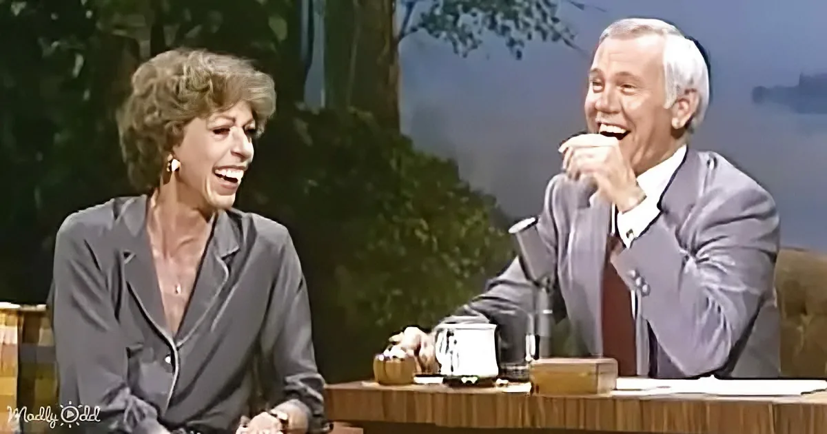 Carol Burnett and Johnny Carson
