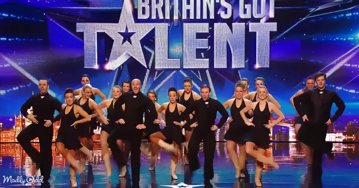 Cowboys dancing on BGT