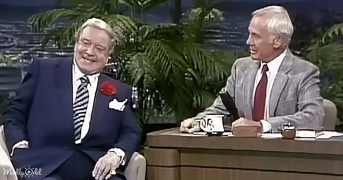 Jackie Gleason and Johnny Carson