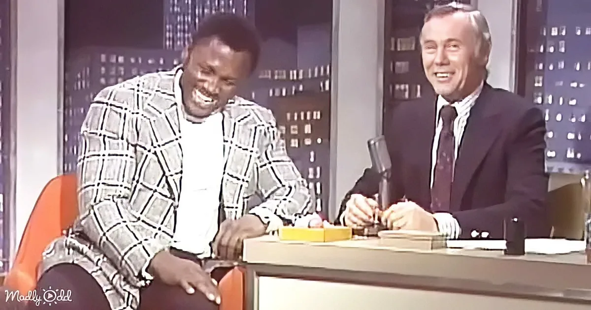Joe Frazier and Johnny Carson