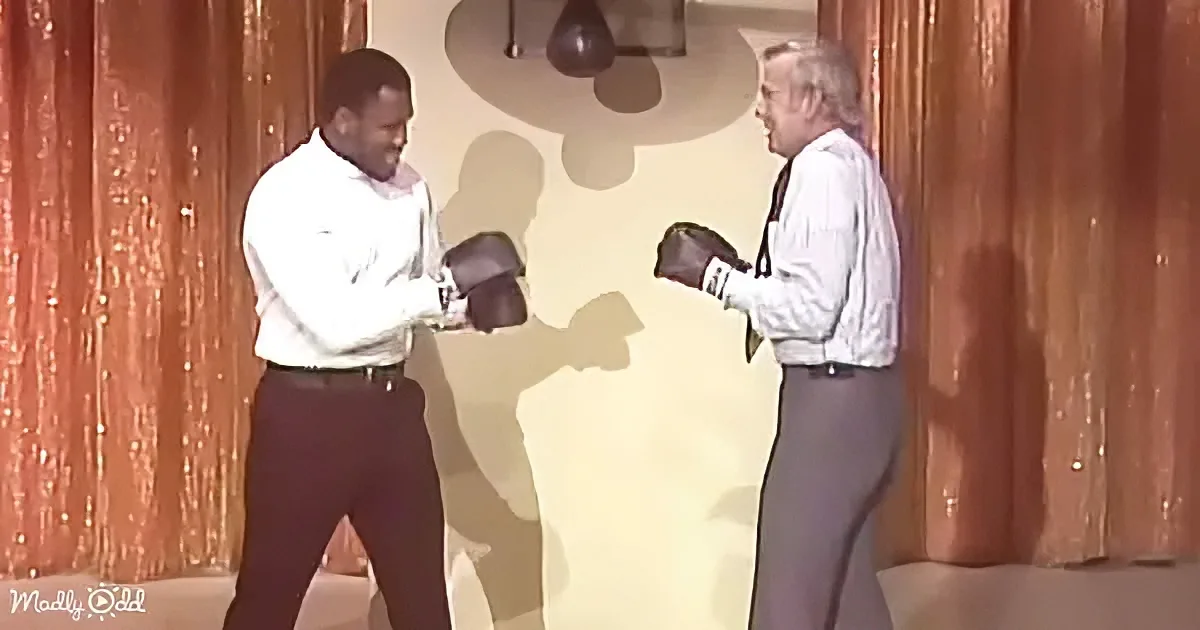 Joe Frazier and Johnny Carson