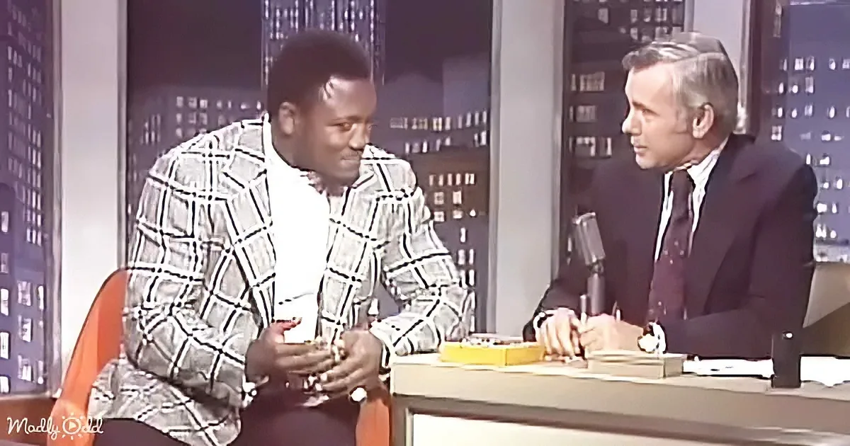 Joe Frazier and Johnny Carson