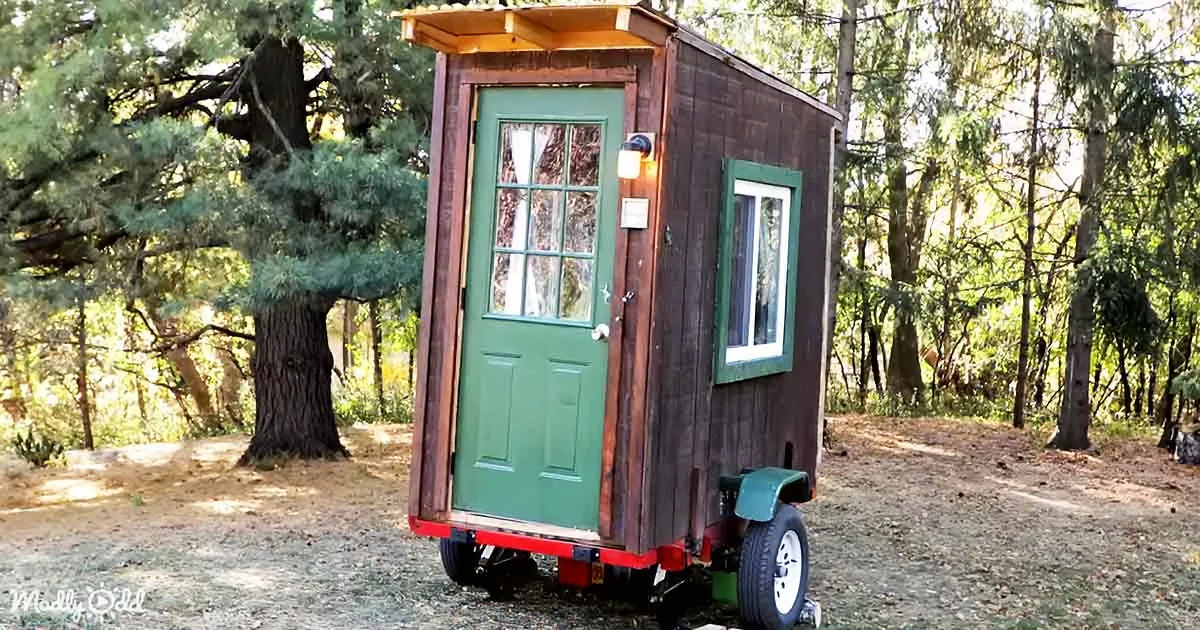 Couple Builds Diy Tiny Home on Wheels for $1800