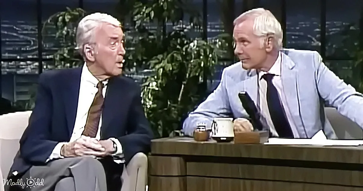 Jimmy Stewart and Johnny Carson