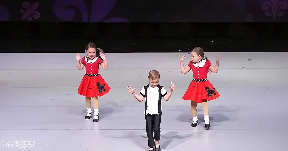 Three adorable dancers